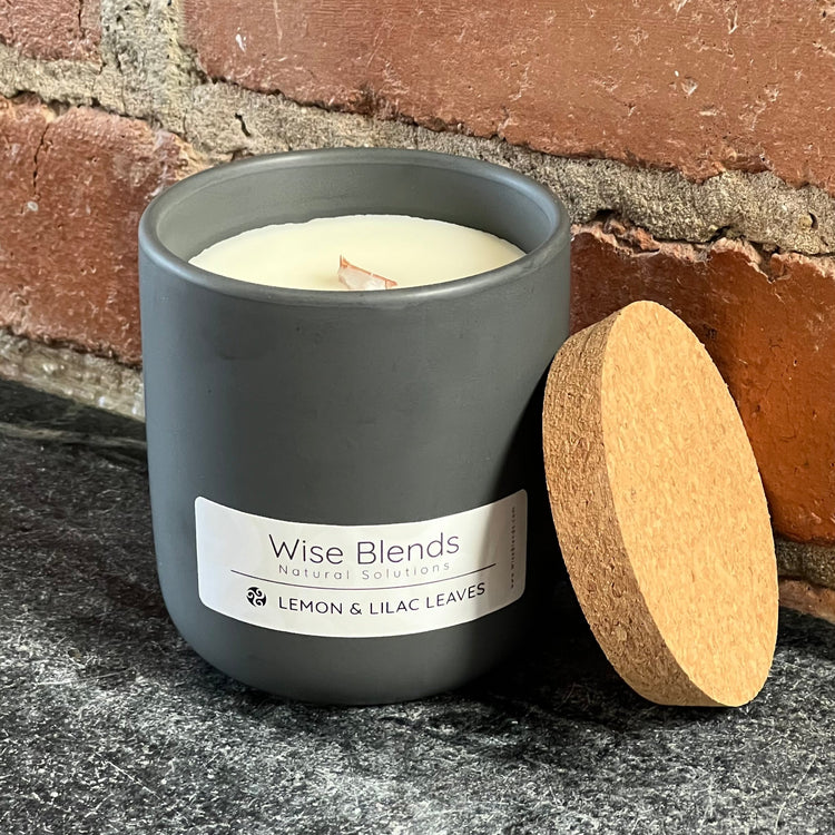 Lemon & Lilac Leaves Candles