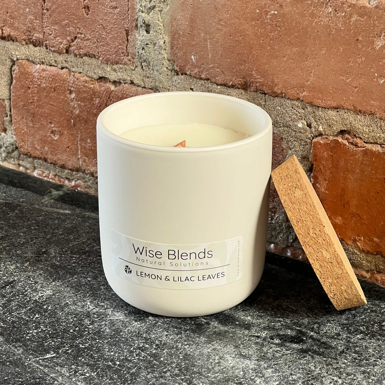 Lemon & Lilac Leaves Candles